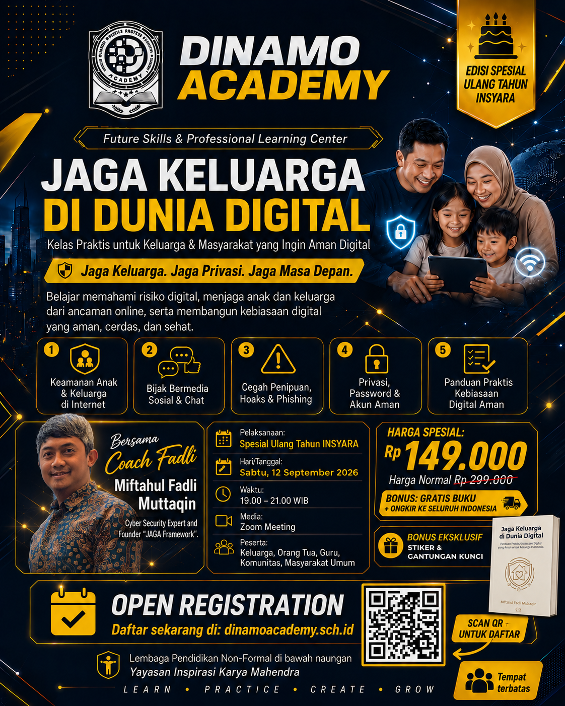 Poster Jaga Keluarga di Dunia Digital